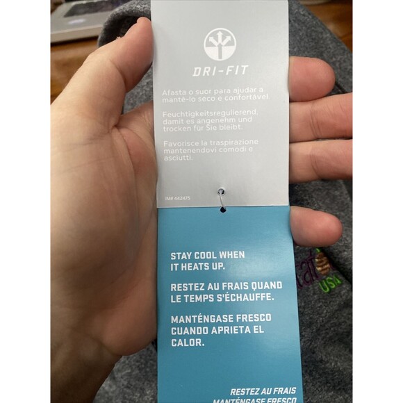 Nike Golf Dri-Fit Style#47445 The Potatoes USA Gray Polo Golf Shirt Size 2XL XXL - Picture 8 of 8